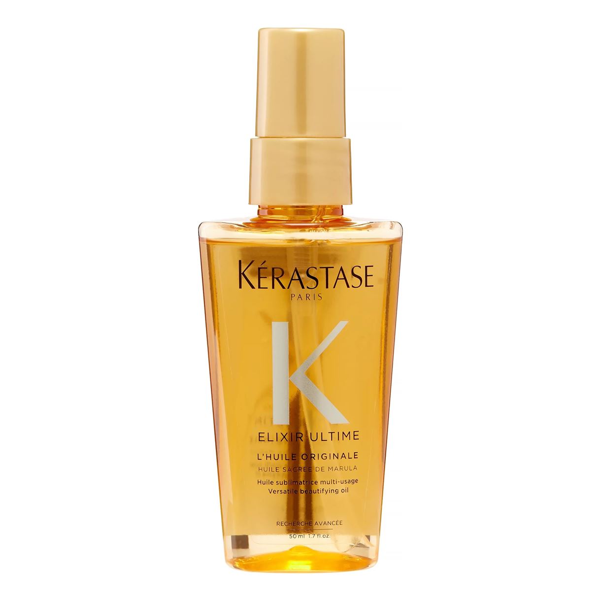 Олія універсальна для всіх типів волосся Kerastase - Elixir Ultime L'Huile Originale Beautifying Oil Treatment For All Hair Types 50ml