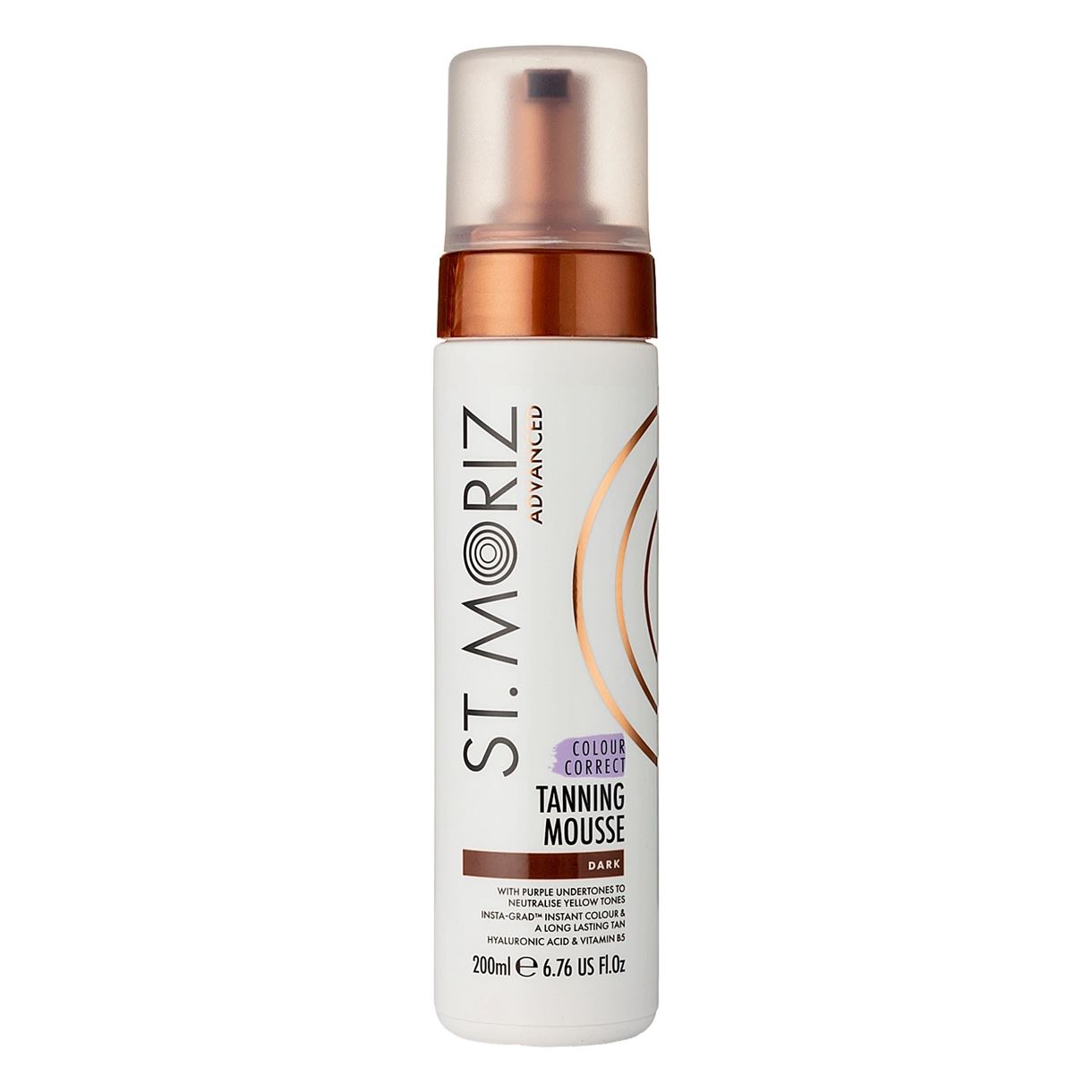 Мус-автозасмага Professional St.Moriz Instant Self Tanning Mousse Dark, 200мл