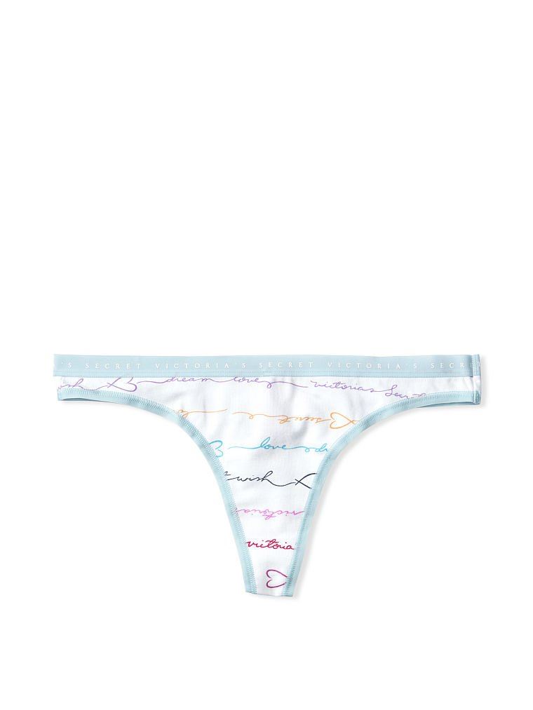 Стрінги Victoria’s Secret Cotton Thong Panty XS