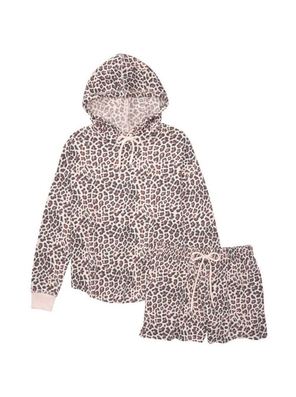 Піжама Victoria's Secret Leopard Thermal Shott PJ Set Лео XS