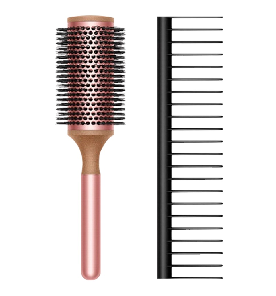 Dyson Набір щіток Barrel Brush and Detangling comb