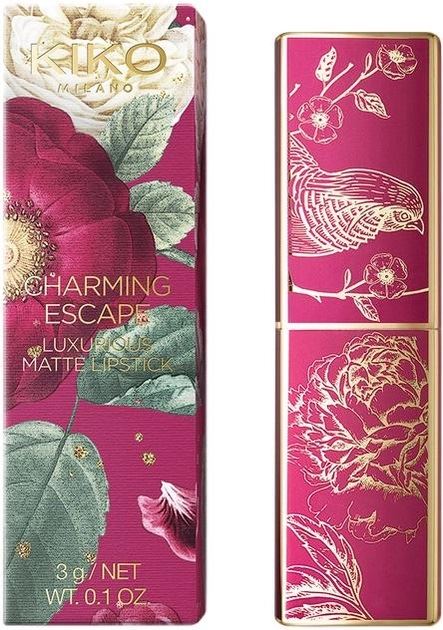 Kiko Milano Матова помада Charming Escape Luxurious Matte Lipstick 01