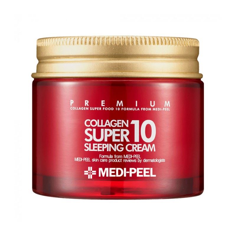 MEDI-PEEL Collagen Super 10 Sleeping Cream - Омолоджуючий нічний крем для обличчя з колагеном, 70 мл