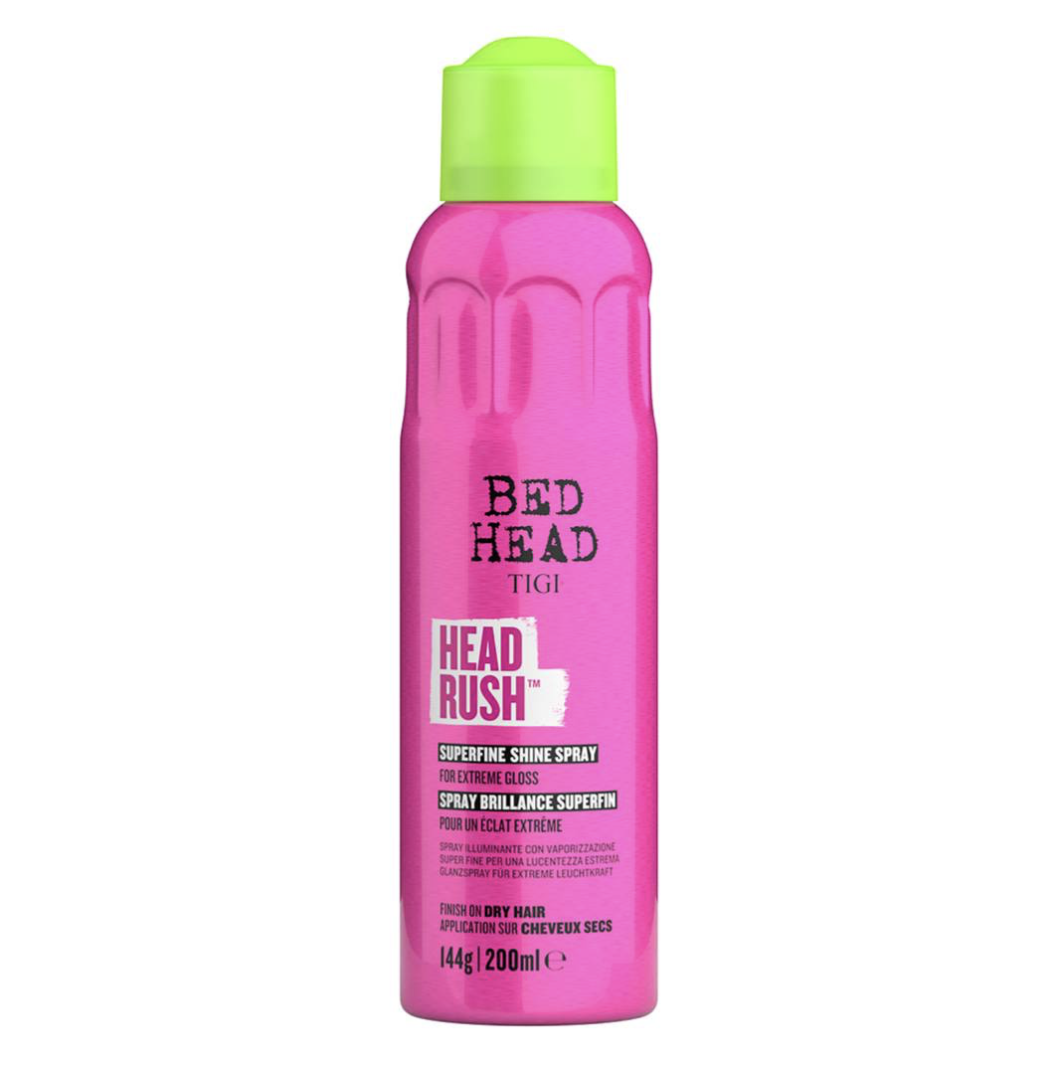 Спрей для блиску волосся легкої фіксації Tigi Bed Head Headrush Superfine Shine Spray