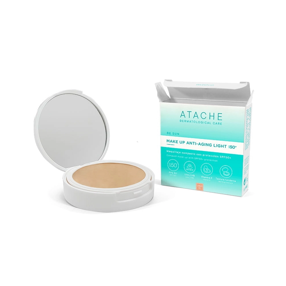 ATACHE MAKE UP ANTI-AGING SPF 50+ Антивіковий тонуючий кушон з SPF 50+ Відтінок 00