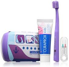 Curaprox kids set дорожній набір фіолетовий