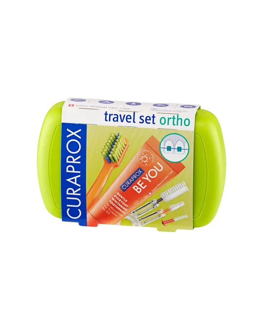 Curaprox набір be you travel set ortho green зелений