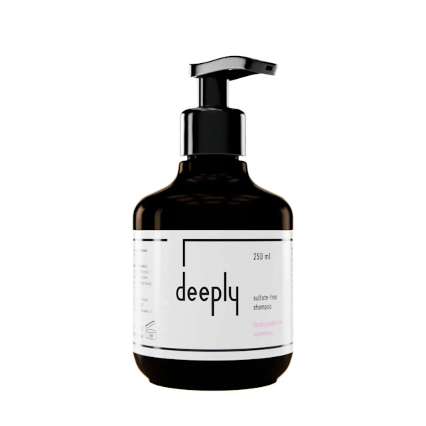 deeply Безсульфатний шампунь sulfate-free shampoo 250 ml