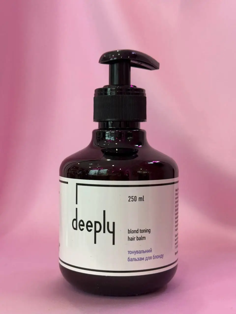 Deeply Тонувальний бальзам для блонду Blond Toning Hair Balm 250ml