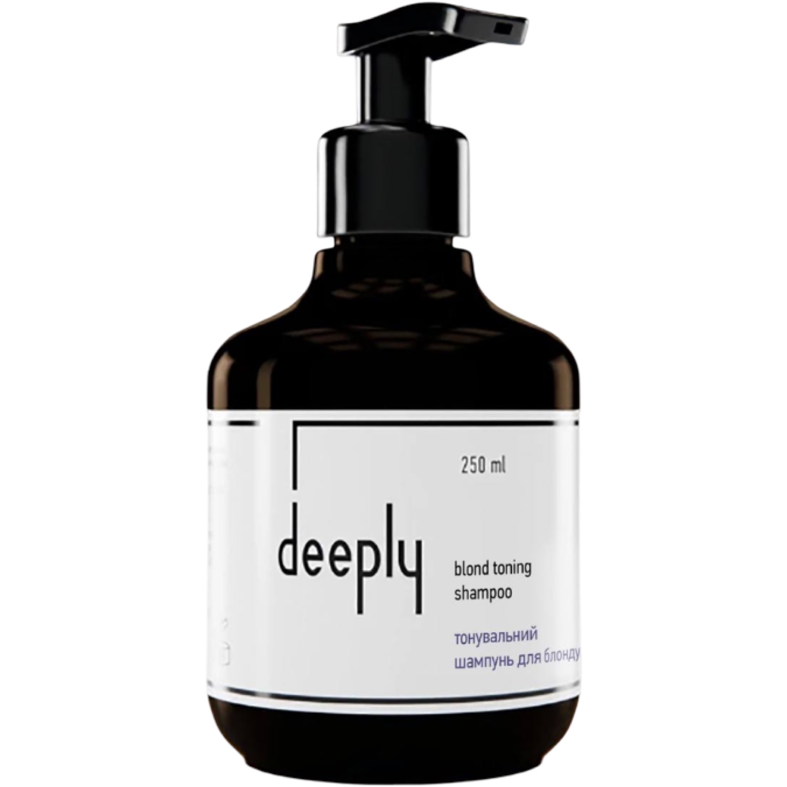 Deeply Тонувальний шампунь для блонду Blond Toning Shampoo 250ml