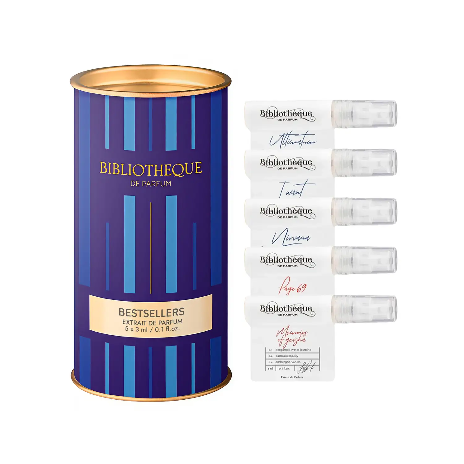 Discovery set BESTSELLERS 5x3 мл Bibliotheque de Parfum