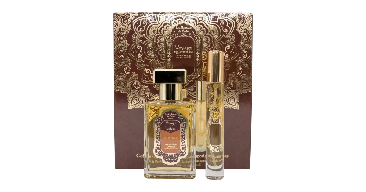 Подарунковий набір парфумів La Sultane de Saba - EPICES Oriental Ayurvédique (Amber Vanilla Patchouli) (50ml + 10ml)