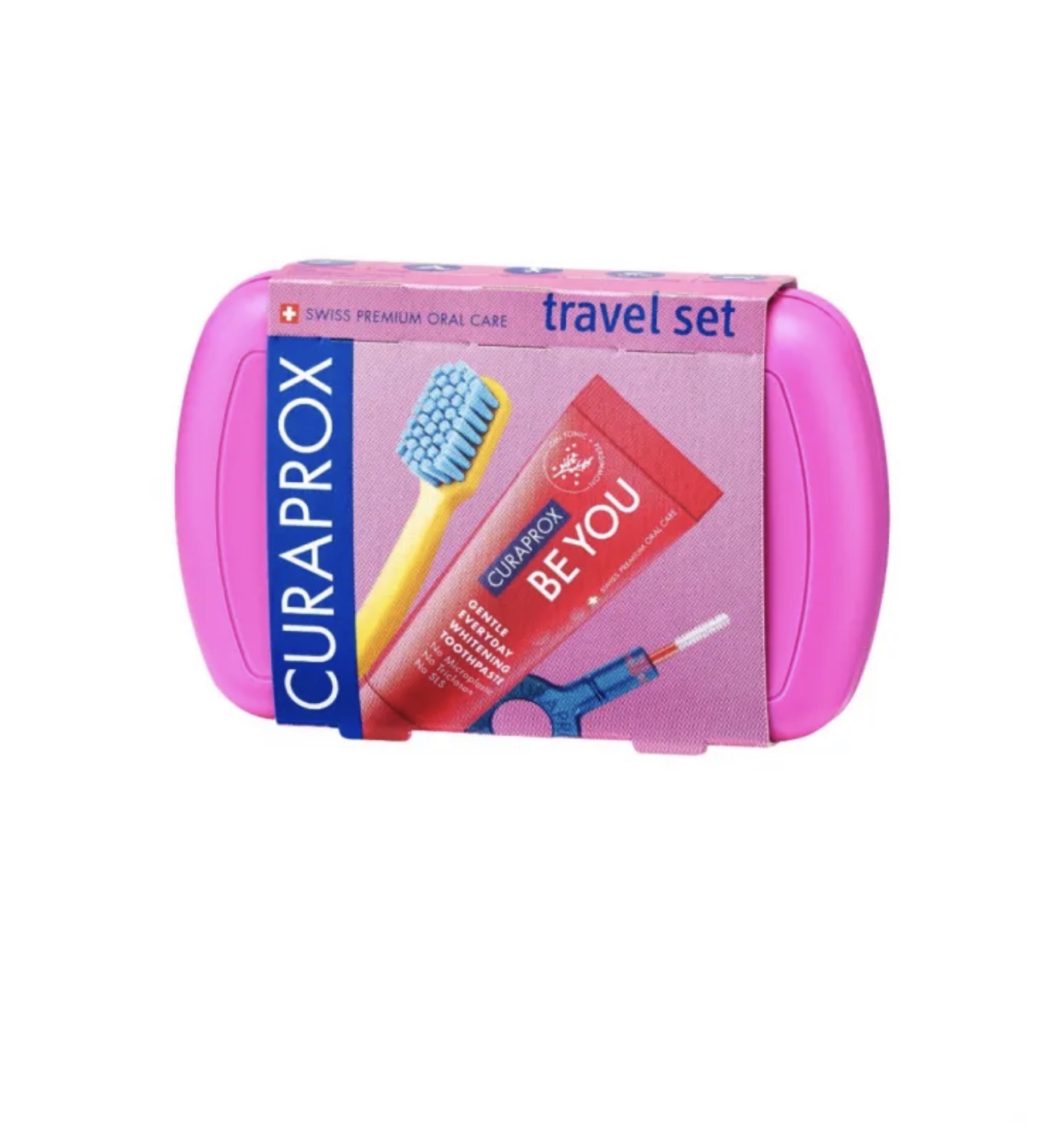 Curaprox набір be you travel set Pink рожевий
