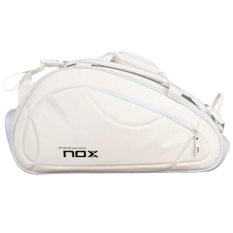 Cумка для падел ракеток Nox pádel bag pro series Black біла