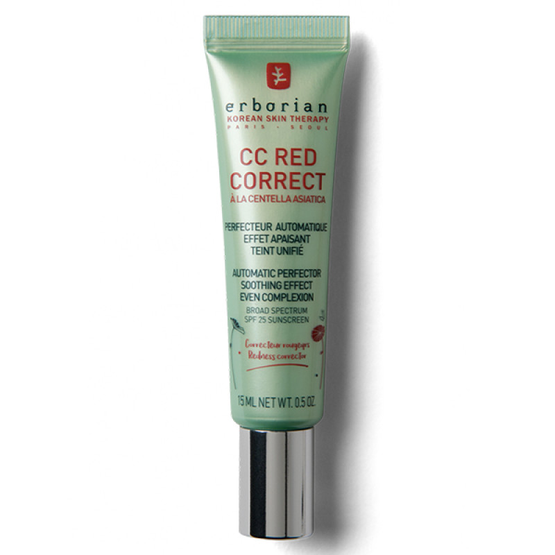 Erborian CC-крем для корекції почервоніння та вирівнювання тону шкіри Red Correct SPF25 15ml