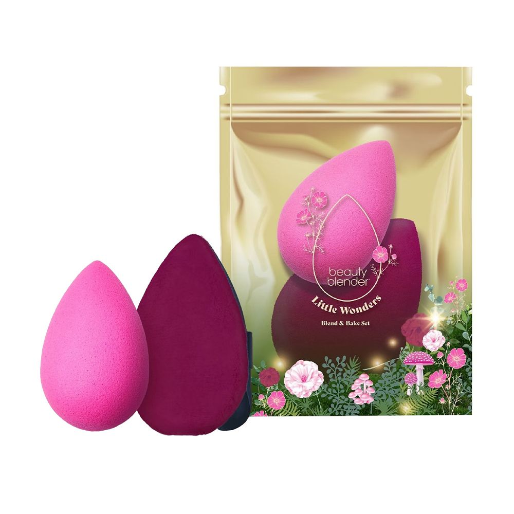 Beautyblender набір little woman спонж та пухівка для пудри