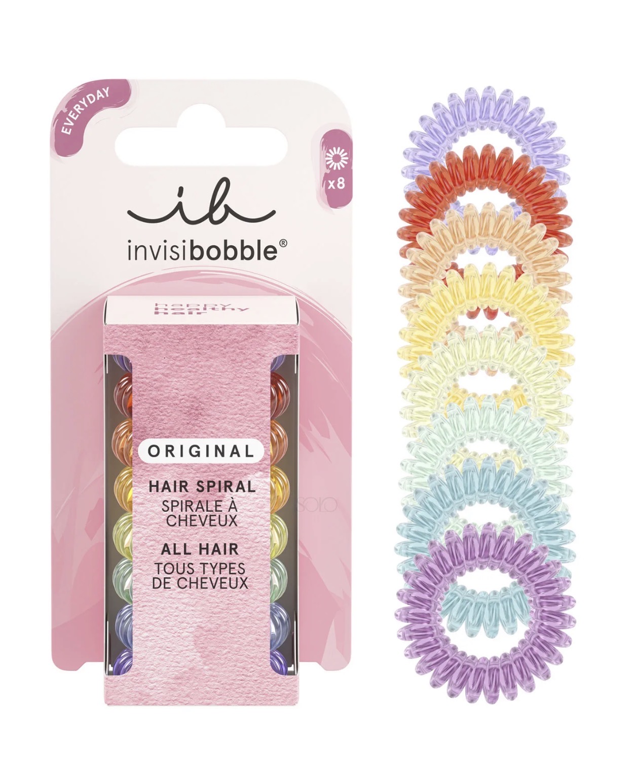 Invisibobble Резинка-браслет для волосся ORIGINAL Rainbow Vibes 8 шт