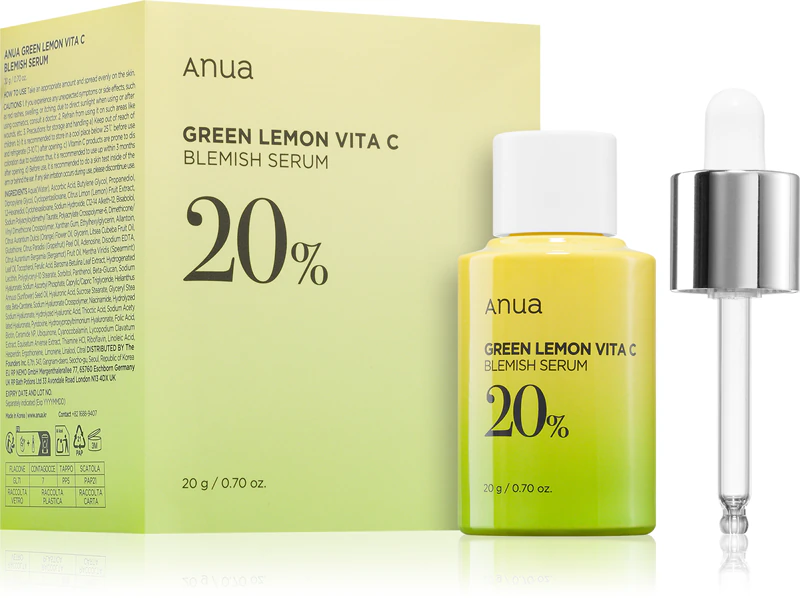 Anua Green Lemon Vita C Blemish Serum - Cироватка для обличчя з вітаміном C - 20ml