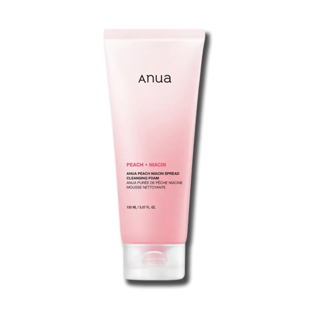 ANUA Очищувальна пінка з персиком та ніацинамідом Peach Niacin Spread Cleansing Foam 150ml