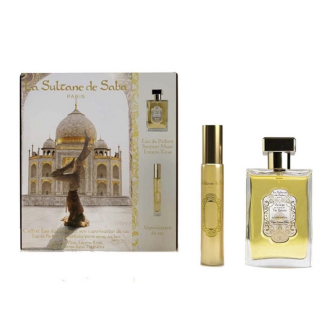 Подарунковий набір парфумів La Sultane de Saba - TAJ PALACE (Intense Rose) (50ml + 10ml)