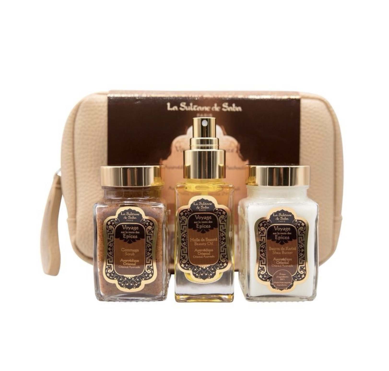 Набір подарунковий для тіла La Sultane De Saba - EPICES Body Gift Set Oriental Ayurvedic (Amber Vanilla Patchouli)