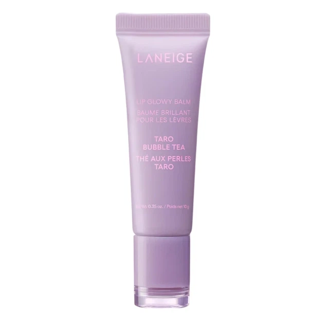 Laneige Бальзам для губ сяючий Lip Glowy Balm Tarо Bubble Teа, 10g