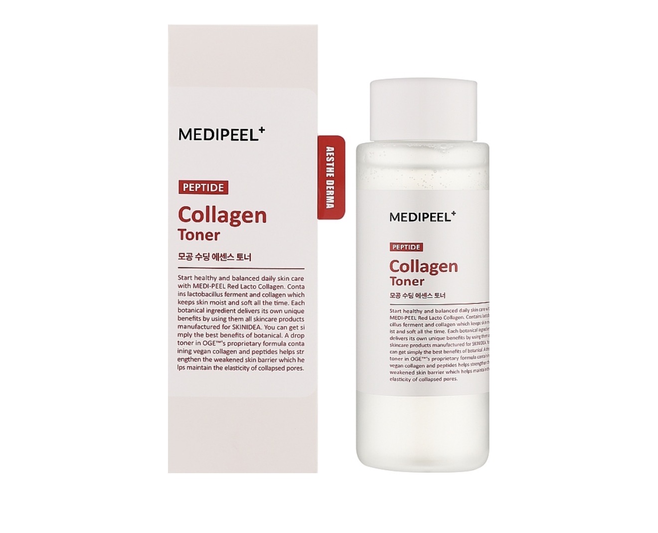 Medi Peel Peptide Red Lacto Collagen Soothing essence toner тонер для обличчя, 200 мл