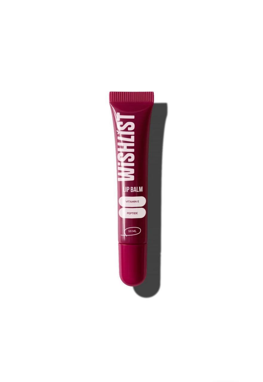 WiSHLiST Бальзам-блиск для губ Ruby Nectar Lip Gloss Balsam, 10 мл + Іграшка- брелок