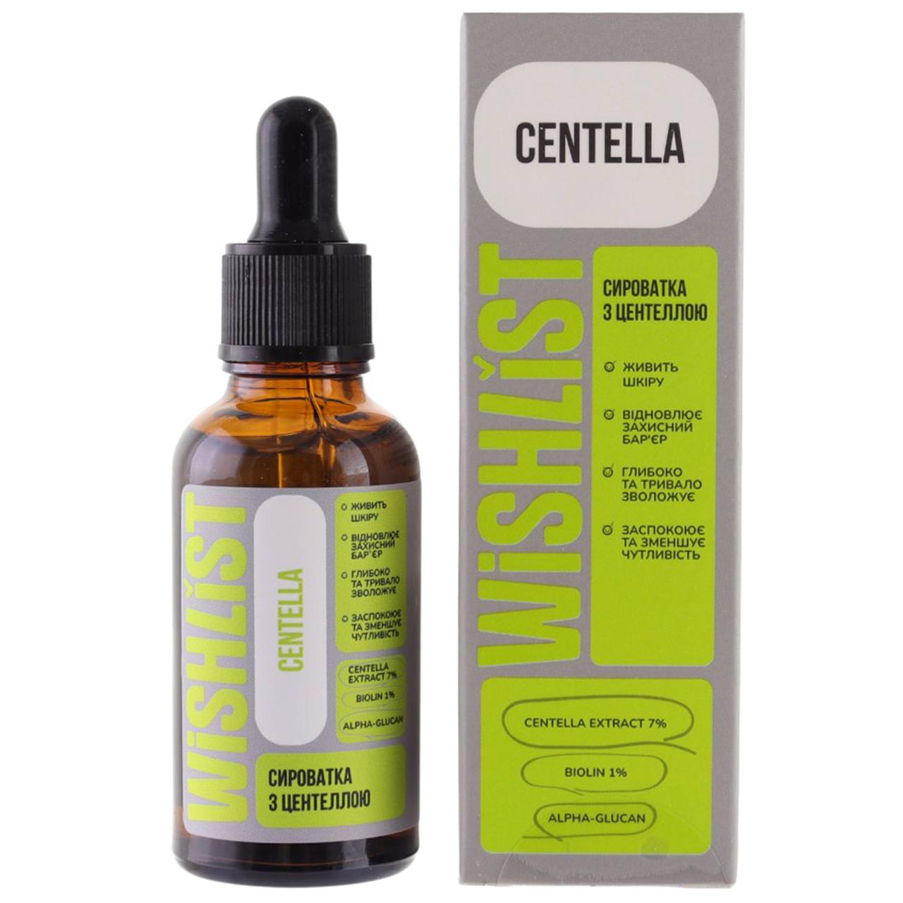 Wishlist сироватка з центеллою Centella Serum 30ml