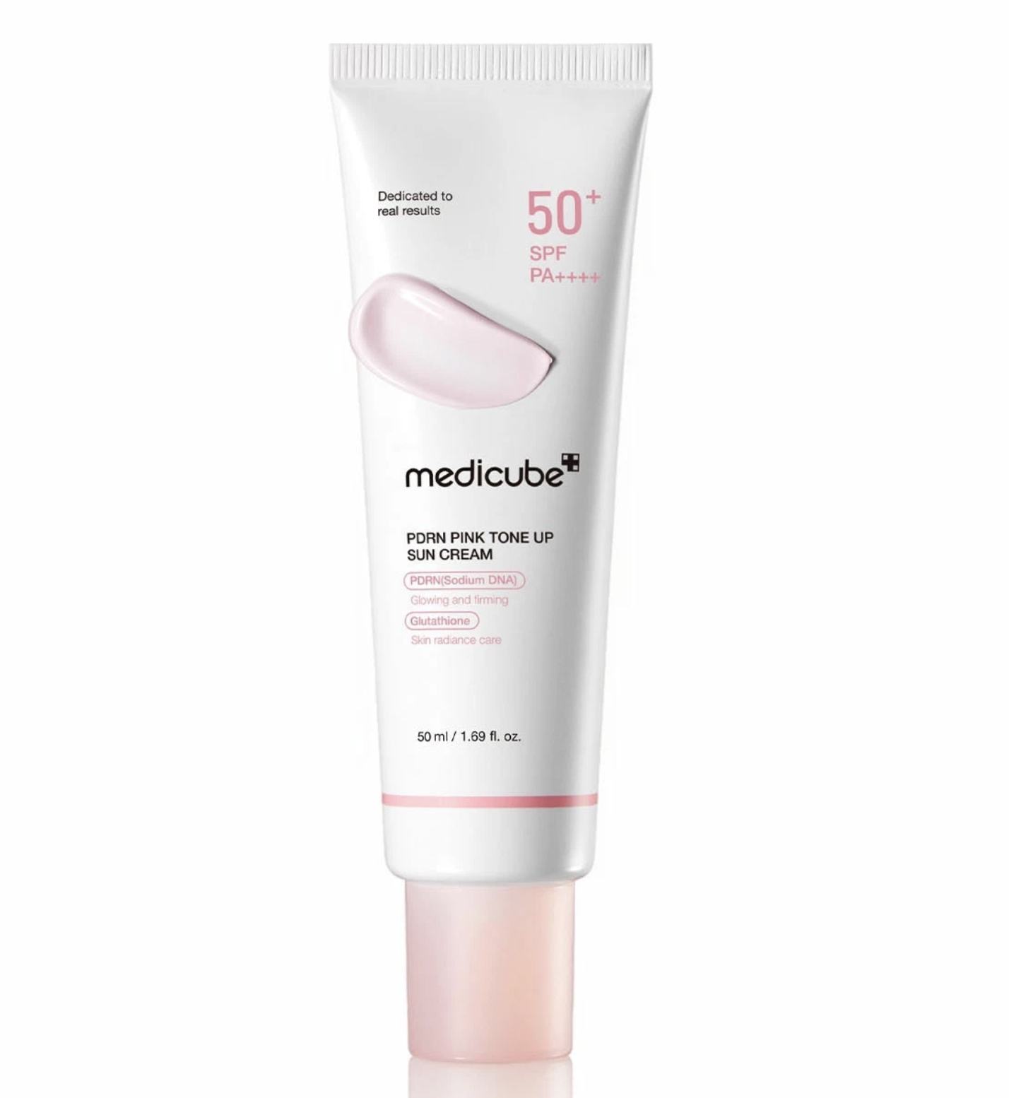 Сонцезахисний тонуючий крем з полінуклеотидами Medicube PDRN Pink Tone Up Sun Cream SPF50+ PA++++, 50ml