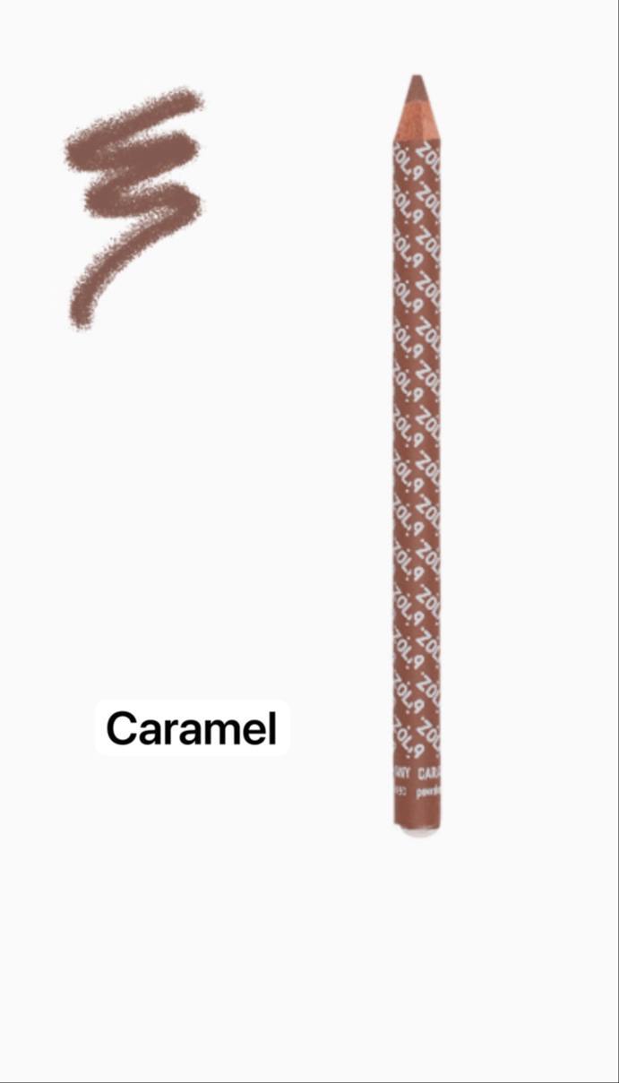 ZOLA Олівець для брів пудровий Powder Brow Pencil Caramel
