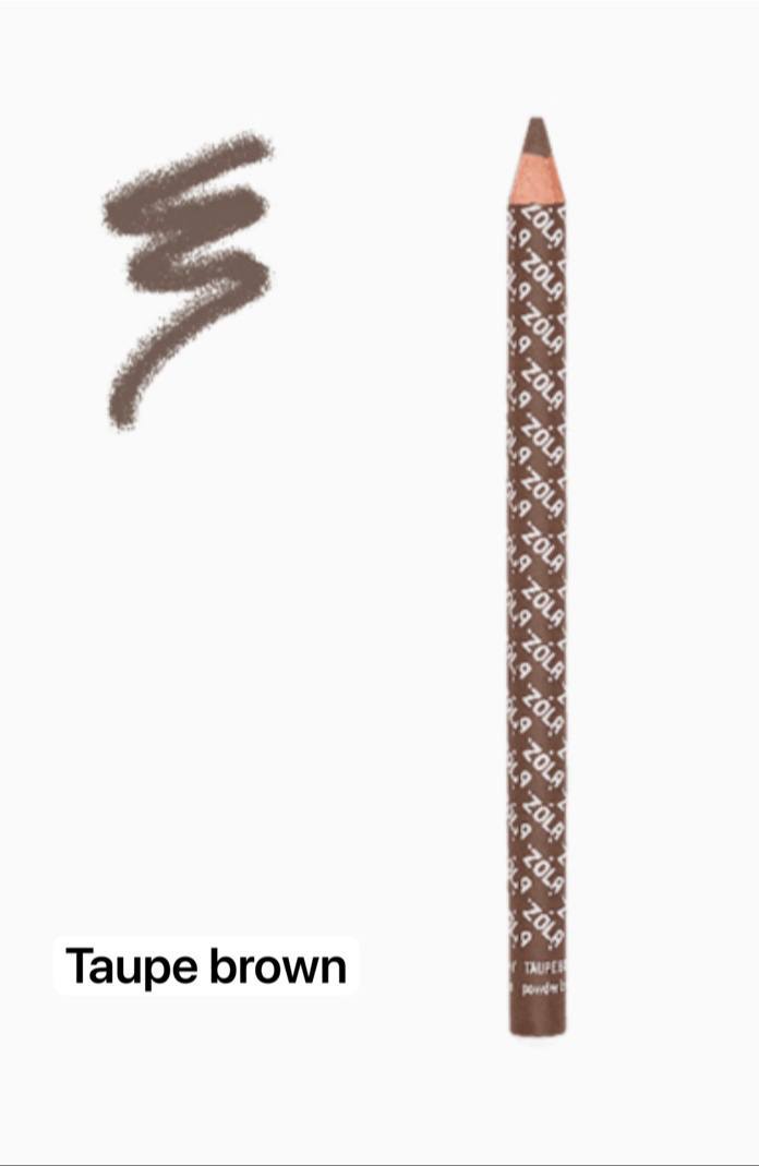 ZOLA Олівець для брів пудровий Powder Brow Pencil Taupe Brown