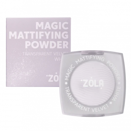 ZOLA Пудра Magic Mattifying Powder WHITE