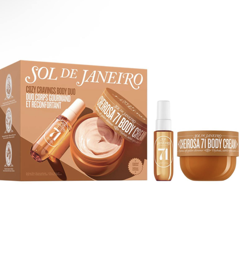 Подарунковий набір Sol de Janeiro Cozy Cravings Body Duo (крем 240мл + спрей 71 30мл)