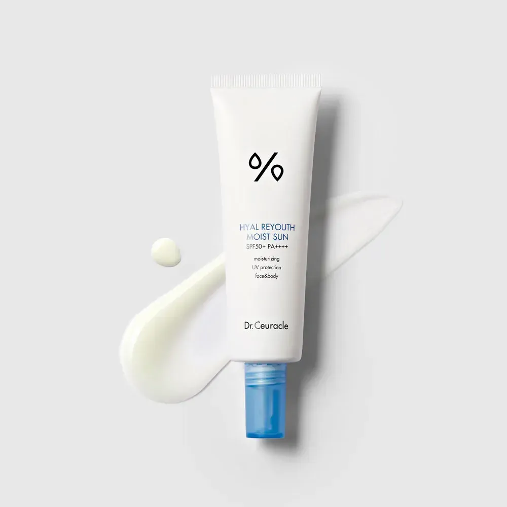 Зволожуючий сонцезахисний крем з гіалуроновою кислотою Dr.Ceuracle Hyal Reyouth Moist Sun SPF 50+ / PA++++ 50ml