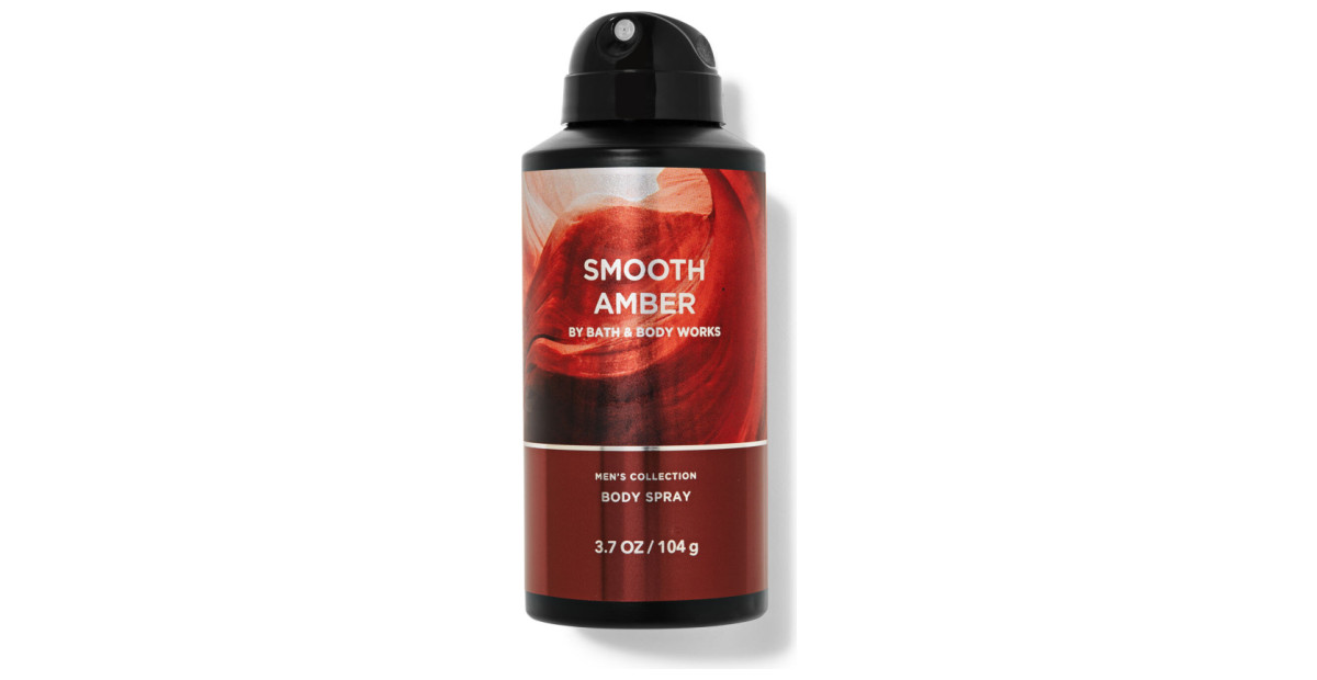 Чоловічий дезодорант спрей для тіла Bath and Body Works - Smooth Amber