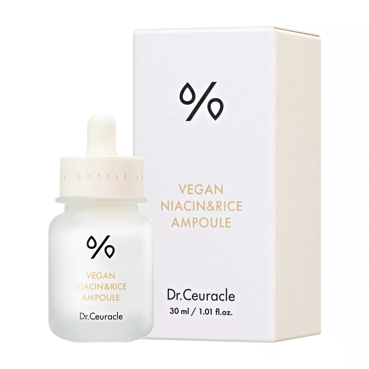 Dr. Ceuracle Vegan NIACIN&RICE Ampoule Ампула з ніацинамідом та екстрактом рису