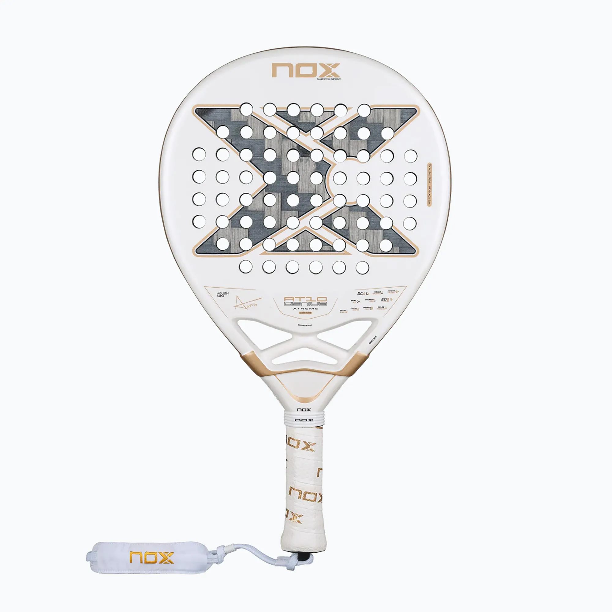 Ракетка для паделю NOX AT10 Genius 12K Xtreme By Agustin Tapia 2026