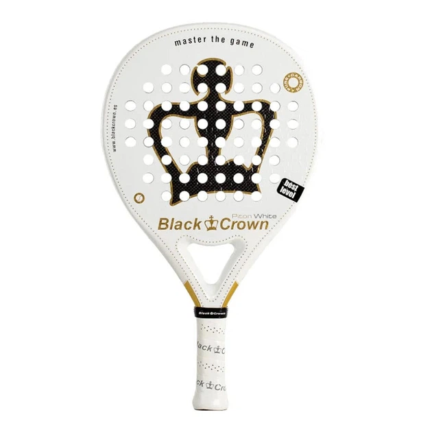 Ракетка для падел BLACK CROWN PITON WHITE 2025