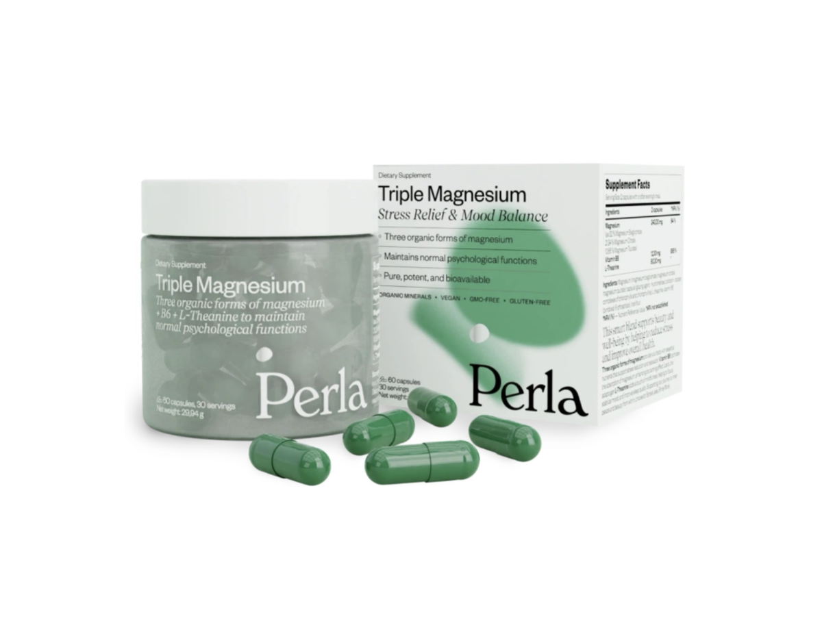 Perla добавка дієтична Triple Magnesium Stress Relief & Mood Balance