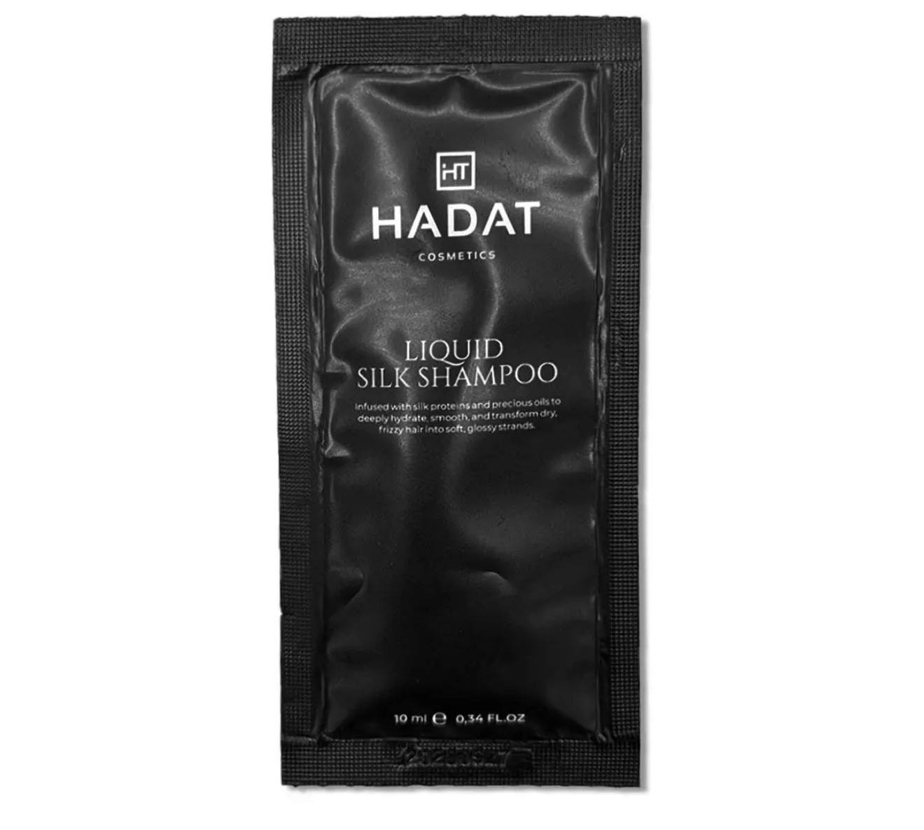 Hadat пробник Шампунь для сяйва та блиску волосся Рідкий Шовк Liquid Silk Shampoo 10ml