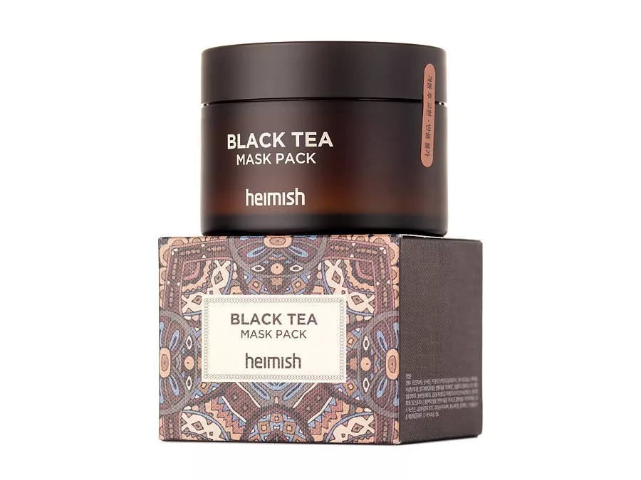 Heimish заспокійлива маска для обличчя BLACK TEA MASK PACK