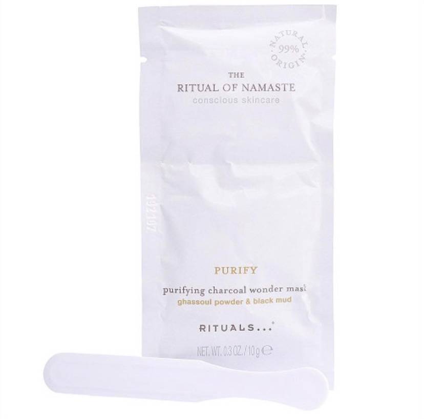 The Rituals of Namaste purifying charcoal wonder mask Антиоксидантна маска для обличчя 10g