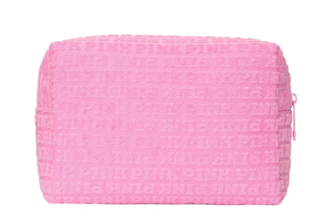 Косметичка Victoria’s Secret PINK Terry Makeup Bag Pink Lollipop