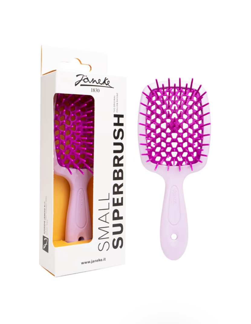 Janeke Superbrush Small - Гребінець для волосся лілово-фіолетова