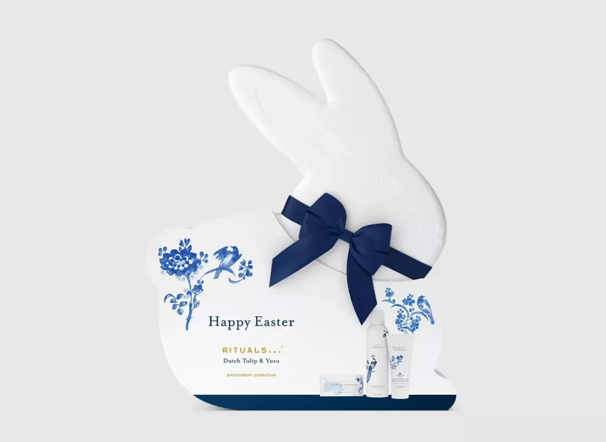 Подарунковий набір Пасхальний Зайчик Rituals Amsterdam Collection Easter Set (пінка + крем для тіла + аромат в авто)