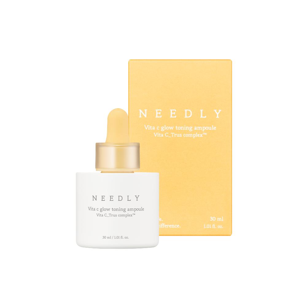 Needly Тонізуюча сироватка з вітаміном С для сяяння шкіри Vita C glow toning ampoule 30ml