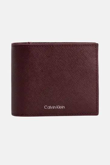 Гаманець маленький бордовий Calvin Klein