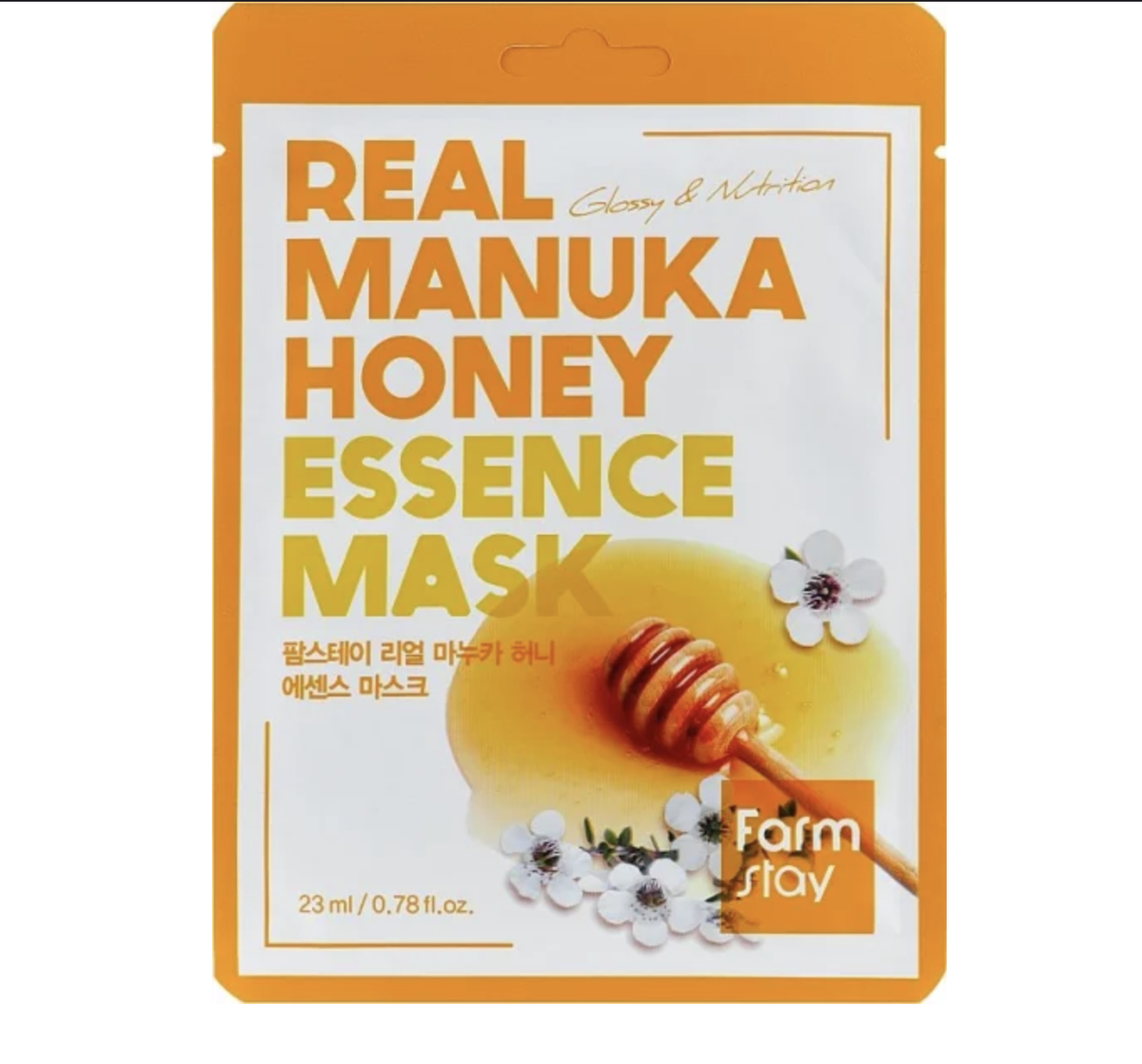 Маска тканинна для обличчя FARM STAY Real Manuks Honey Essence Mask з екстрактом меду та трав 23 мл