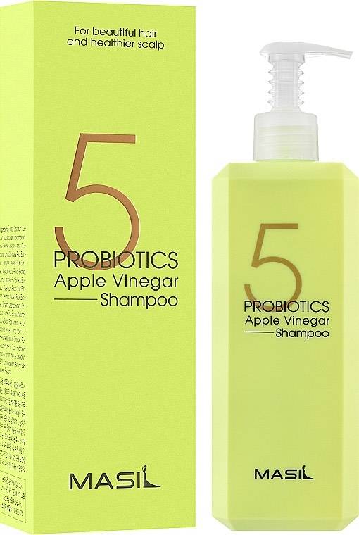 Шампунь для волосся від лупи з яблучним оцтом Masil 5 Probiotics Apple Vinegar Shampoo 500 ml